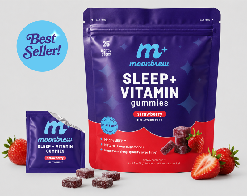Sleep + Vitamin Gummies ：Not contain Melatonin & Formulated with natural ingredients